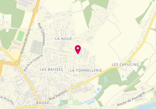 Plan de TUDOUX Adélaïde, Bauge
8 Boulevard du Marechal Foch, 49150 Baugé-en-Anjou