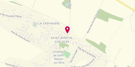 Plan de GRANAT Isabelle, 68 Place de la Bascule, 45500 Saint-Martin-sur-Ocre