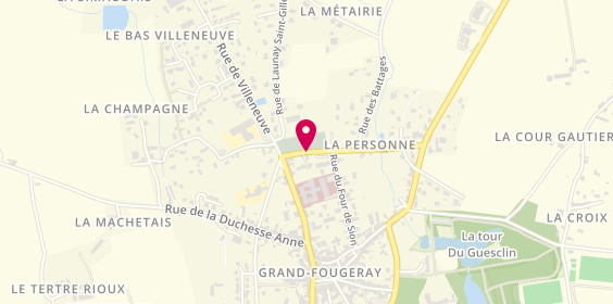 Plan de GRAU Baptiste, 6 Rue de la Personne, 35390 Grand-Fougeray