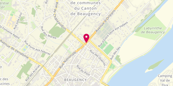 Plan de DUMENY Isabelle, 2 Avenue d'Orleans, 45190 Beaugency