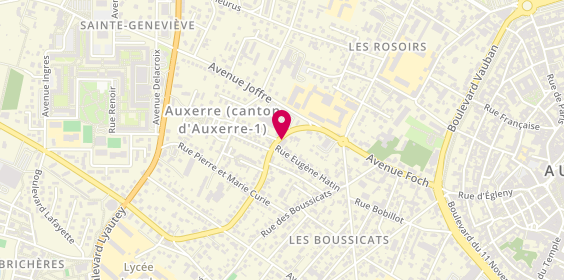 Plan de LENORMAND Frédérique, 19 avenue de Saint-Georges, 89000 Auxerre