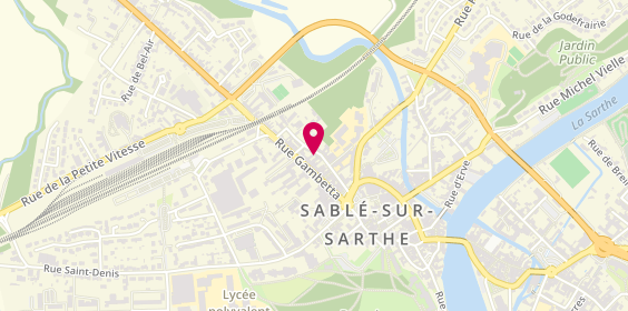 Plan de OGER Sophie, Cabinet de M Rousseau
11 Avenue Joel le Theule, 72300 Sablé-sur-Sarthe