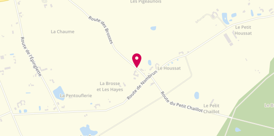 Plan de VALLES LECOMTE CATHERINE, 80 Route des Brosses, 45530 Vitry-aux-Loges