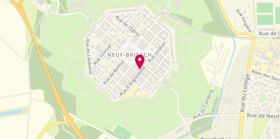 Plan de WOELFLIN Karine, 4 Rue d'Angouleme, 68600 Neuf-Brisach