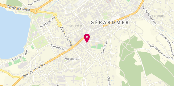 Plan de GERARDOT Séverine, 6 Place du Tilleul, 88400 Gérardmer