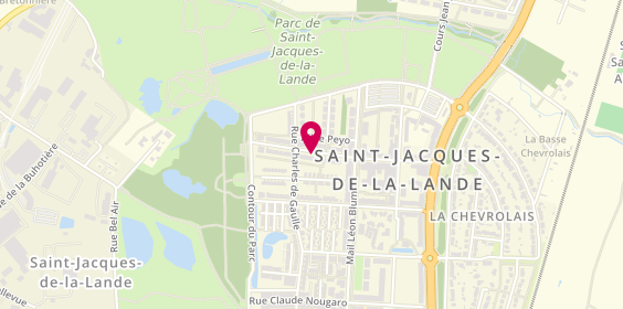 Plan de TRUQUET Isabelle, 3 Rue Louis Guilloux, 35136 Saint-Jacques-de-la-Lande