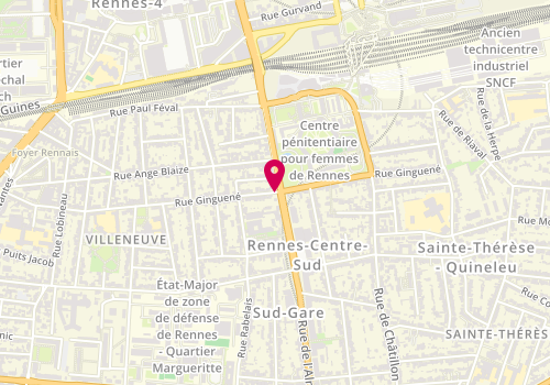 Plan de RENIER PAUGAM Isabelle, Tour Alma
3 Rue du Bosphore, 35200 Rennes