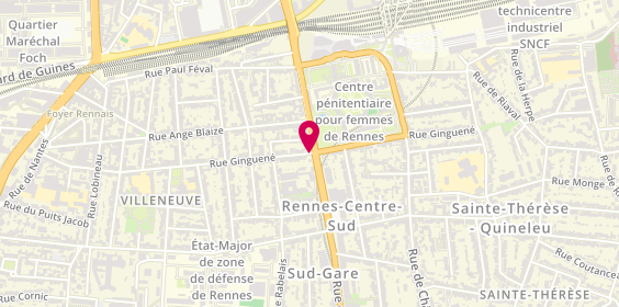 Plan de TESSIER Christophe, Tour Alma
3 Rue du Bosphore, 35200 Rennes