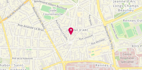 Plan de THIBAULT Marc, 16A Boulevard Alexis Carrel, 35700 Rennes