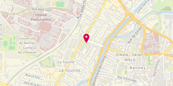 Plan de BRONCHAIN Emméline, Résidence Olympia
19 avenue du 41ème Régiment d'Infanterie, 35000 Rennes