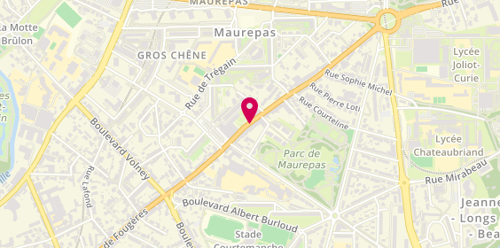 Plan de THEVENON Marie, S B C B
172 Rue de Fougères, 35700 Rennes