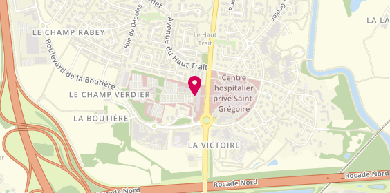 Plan de MOINET Julie, Centre Hospitalier Saint Gregoire
Centre Enfance et Parenta
6 Boulevard de la Boutière, 35760 Saint-Grégoire