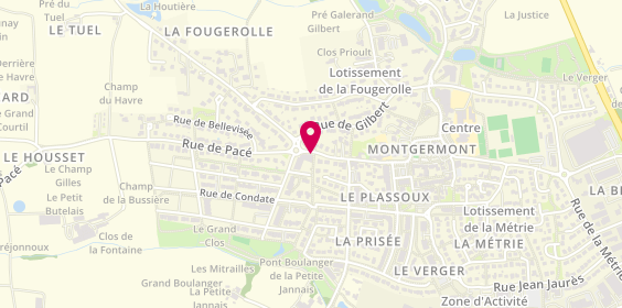 Plan de SERRES Isabelle, 25 Rue Pierre Texier, 35760 Montgermont