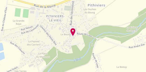 Plan de CHAUMETTE Isabelle, 2 Rue du Presbytere, 45300 Pithiviers-le-Vieil