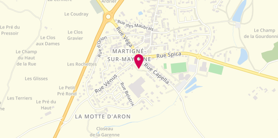 Plan de LEBRETON HAY Bénédicte, 1 Impasse Antares, 53470 Martigné-sur-Mayenne