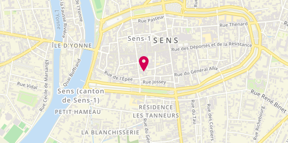 Plan de DENIZOT Léa, 8 Rue Emile Peynot, 89100 Sens
