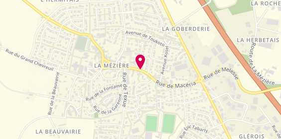 Plan de DAOULAS SIMON Nathalie, Residence Plein Sud
3 Rue de Maceria, 35520 La Mézière