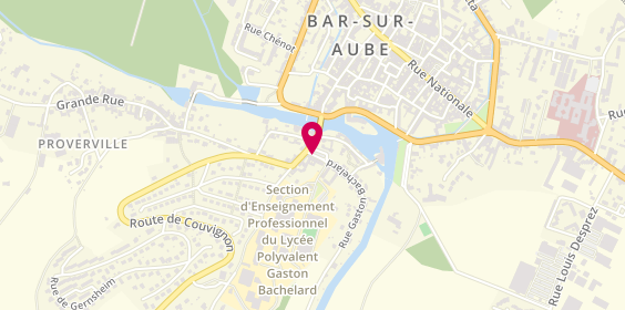 Plan de PIERUCCI Anne Sophie, 41 Rue Gaston Bachelard, 10200 Bar-sur-Aube