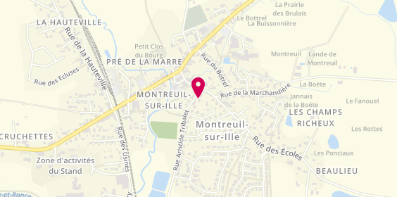 Plan de GARCIA Sandrine, 5 Rue Aristide Tribalet, 35440 Montreuil-sur-Ille