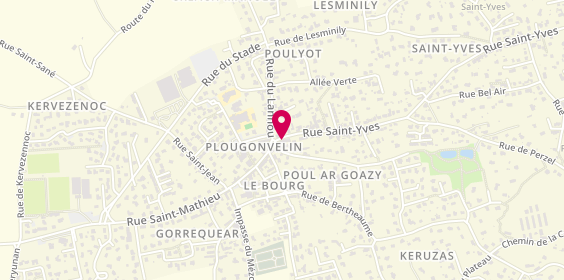 Plan de WIESENBERG Carole, 1 Rue Saint Yves, 29217 Plougonvelin