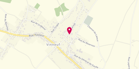 Plan de SAUVANNET BIGOT Valérie, 5 Rue Ledru Rollin, 89140 Vinneuf