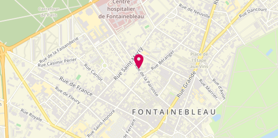 Plan de CHAMIOT PRIEUR Florence, Villa Les Tilleuls
26 Bis Rue de la Paroisse, 77300 Fontainebleau