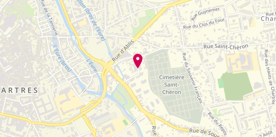 Plan de DEPEINT Charlotte, 3 Rue Jean Laillet, 28000 Chartres
