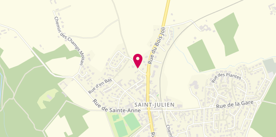 Plan de COSNAY Julie, 2 Zone Artisanale de la Croix Blanche, 22940 Saint-Julien