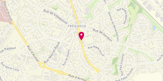 Plan de JEANDENAND Amélie, 11 Rue de Moncontour, 22950 Trégueux
