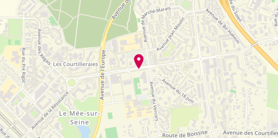Plan de GARCIA Sandrine, 695 Avenue Maurice d'Auvergne, 77350 Le Mée-sur-Seine