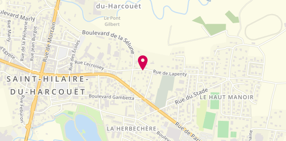 Plan de CHEVRIER Anne Claire, 94 Rue de Lapenty, 50600 Saint-Hilaire-du-Harcouët