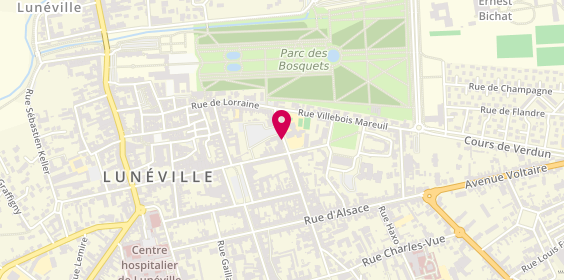 Plan de Pardieu Marie, 10 Rue des Bosquets, 54300 Lunéville