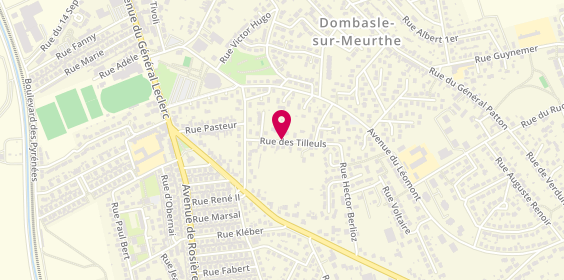 Plan de BARTHELEMY Christine, 23 Bis Rue des Tilleuls, 54110 Dombasle-sur-Meurthe