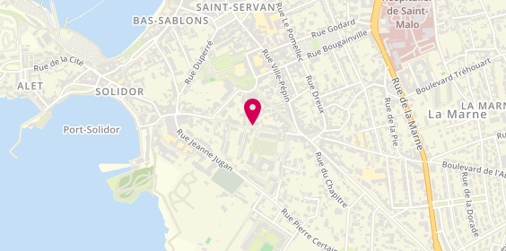 Plan de JEUSSET Aude, 35 Rue Jean Xxiii, 35400 Saint-Malo