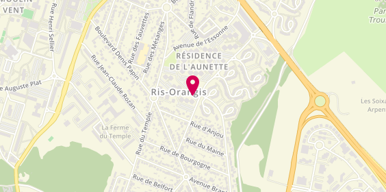 Plan de BENKOVIC Karine, 3 Rue d'Aquitaine, 91130 Ris-Orangis