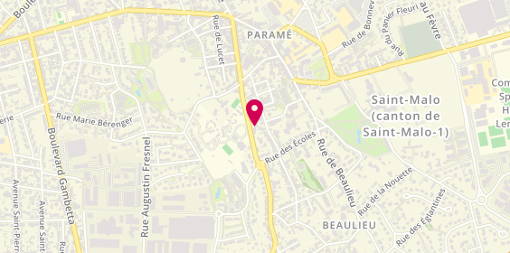 Plan de PERDEREAU Stéphanie, 19 Rue Jacques Hesry, 35400 Saint-Malo