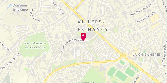 Plan de MICHEL LAFOSSE Sandrine, 165 Avenue André Malraux, 54600 Villers-lès-Nancy