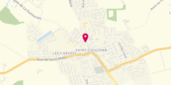 Plan de AVRIL Florence, Maison Medicale
14 Rue de la Mairie, 35350 Saint-Coulomb