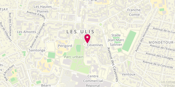 Plan de BUHAN Séverine, 9 Rue du Forez, 91940 Les Ulis