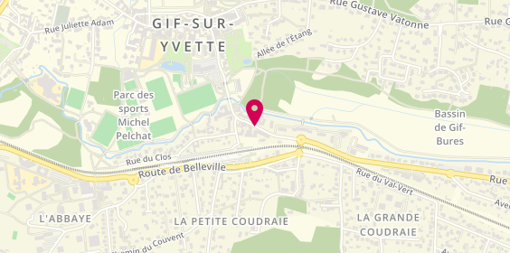 Plan de LANGRY Anne, 9 Rue Raoul Dautry, 91190 Gif-sur-Yvette