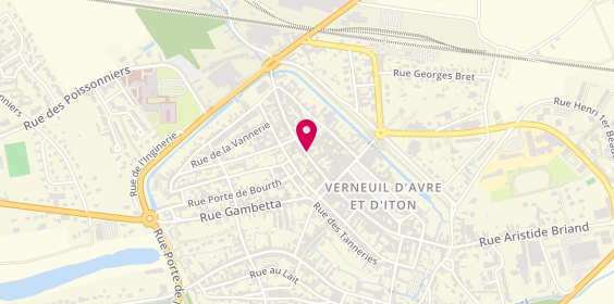Plan de Fantine Letourneur, 249 Rue Madeleine, 27130 Verneuil-sur-Avre