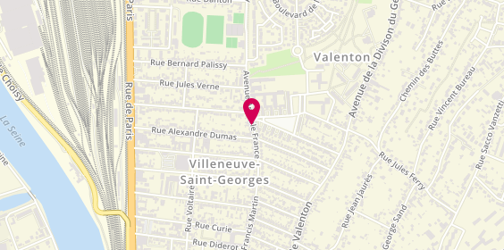 Plan de DELLISE Laurence, 27 Avenue Anatole France, 94190 Villeneuve-Saint-Georges