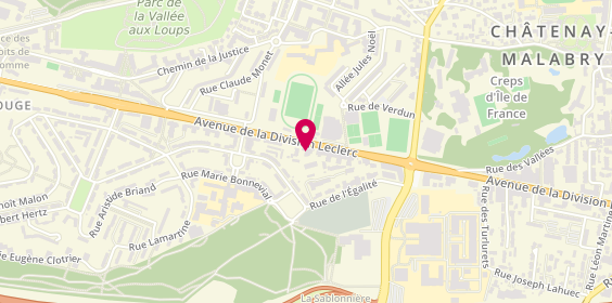 Plan de LANDON HUET Dorothée, 277 Avenue de la Division Leclerc, 92290 Châtenay-Malabry