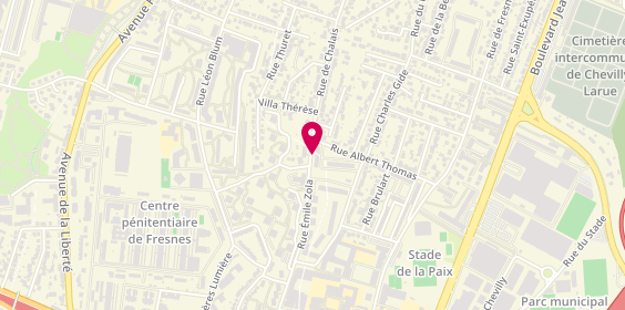 Plan de CHABERT Anne, 114 Rue Emile Zola, 94260 Fresnes