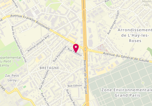 Plan de RICHARD Laure, 24 Rue Pasteur, 94550 Chevilly-Larue
