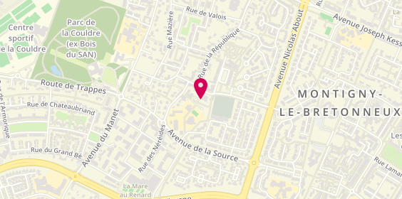 Plan de ANDRIEU Nathalie, Quartier la Sourderie
7 Rue N Poussin, 78180 Montigny-le-Bretonneux