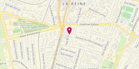 Plan de CORVEZ Isabelle, 7 Bis Avenue du Petit Chambord, 92340 Bourg-la-Reine