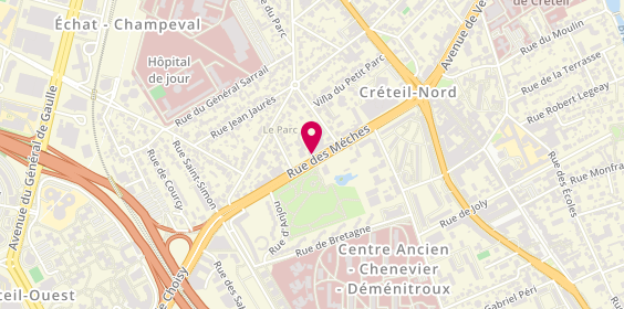 Plan de DAVID GAVOIS Florence, 32 Rue des Mèches, 94000 Créteil