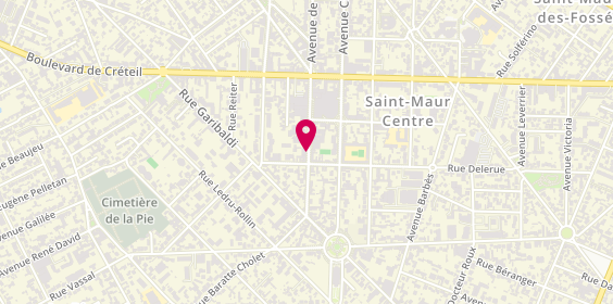 Plan de HILAIRE Nathalie, 24 Rue Baratte Cholet, 94100 Saint-Maur-des-Fossés