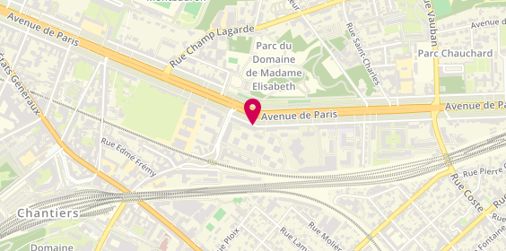 Plan de DUFEU Sophie, 82 Bis Avenue de Paris, 78000 Versailles